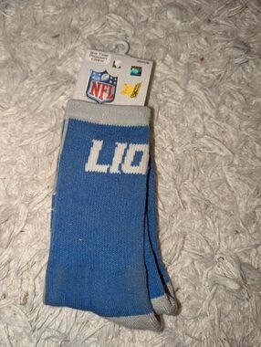 Nwt NFL Detroit Lion 1 pair of socks sz medium